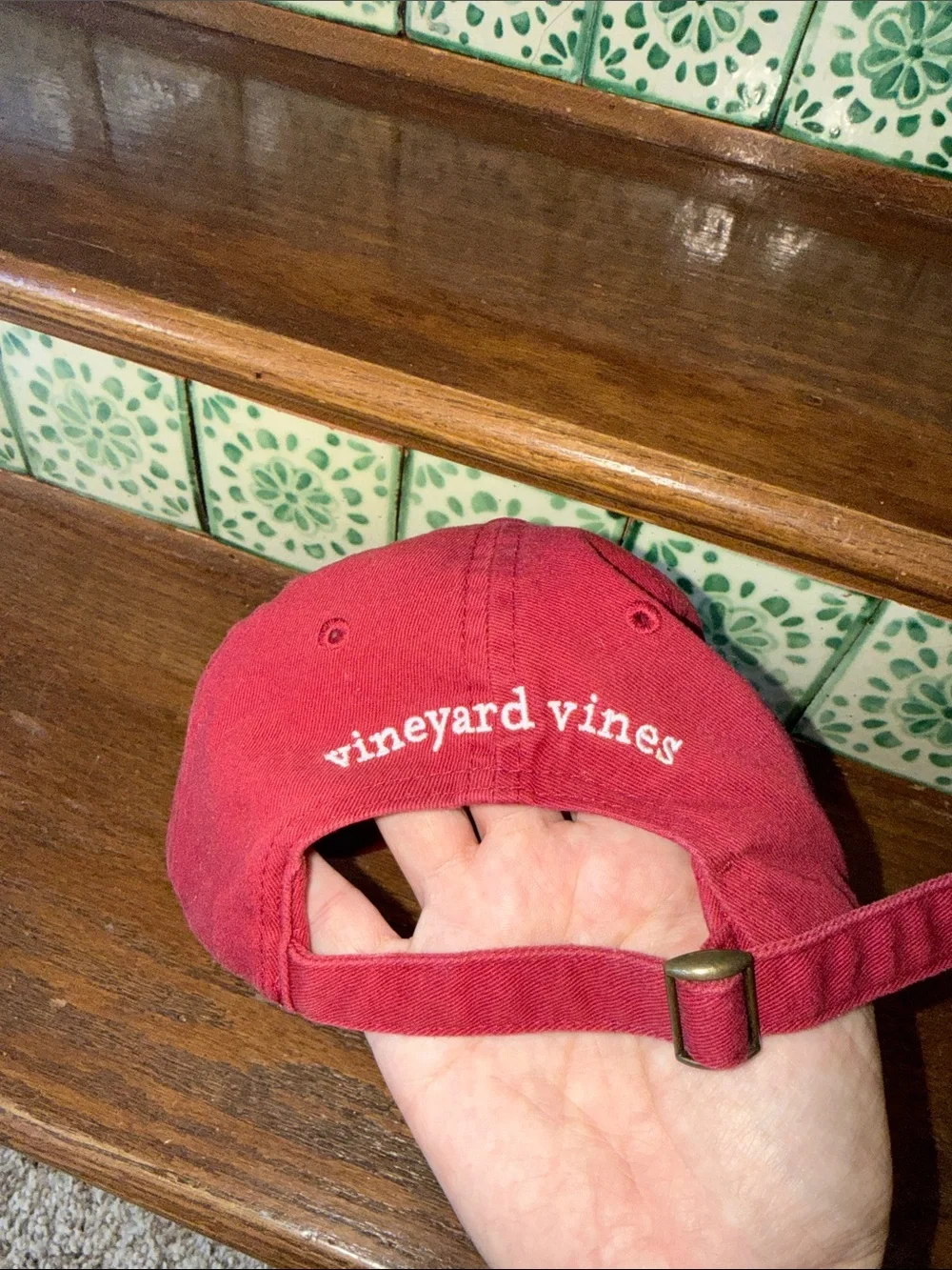 Vineyard Vines Football whale baseball hat
